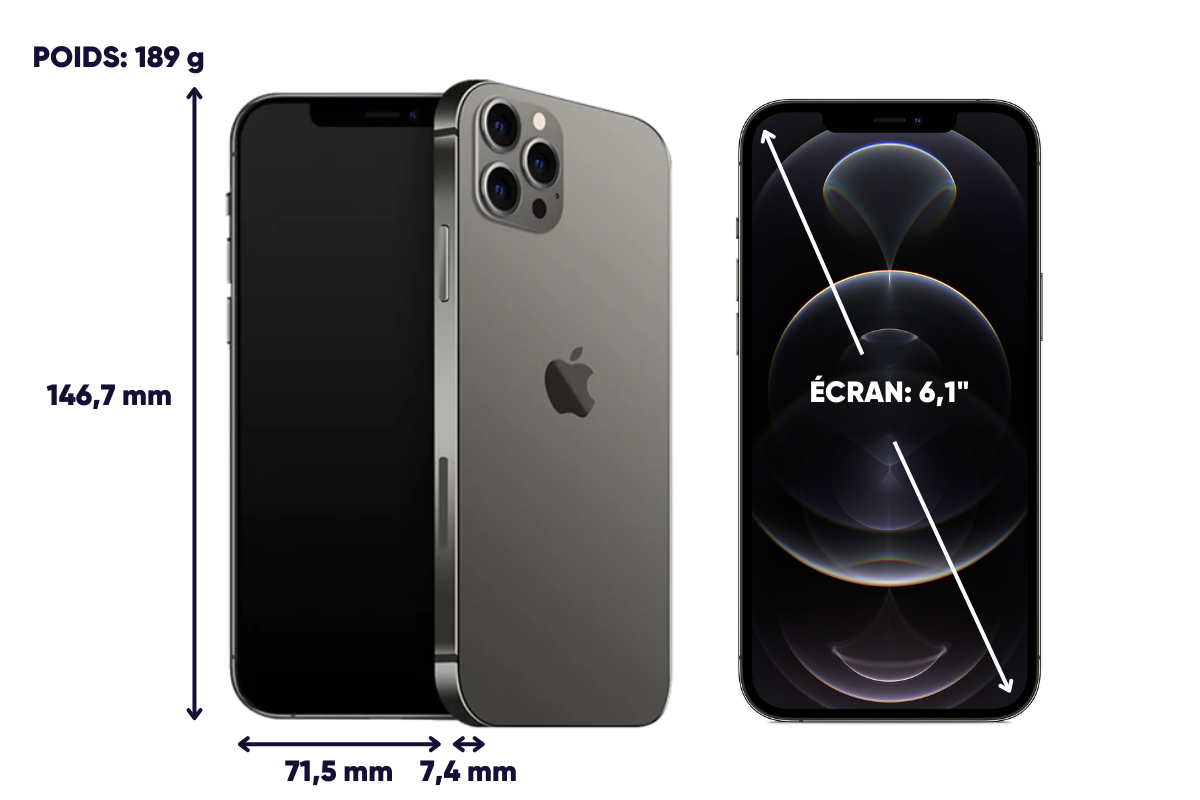 iPhone 12 Pro 128 Go Graphite - Correct | CertiDeal